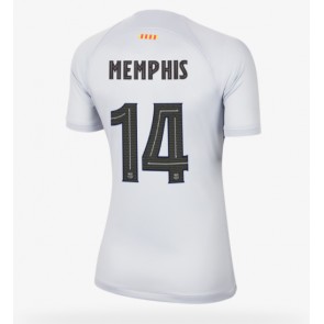 Barcelona Memphis Depay #14 kläder Kvinnor 2022-23 Tredje Tröja Kortärmad